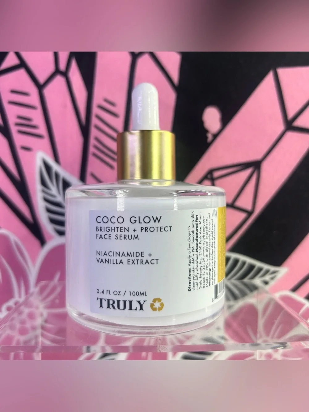 TRULY Coco Glow Brighten + Protect Face Serum 3.4fl oz